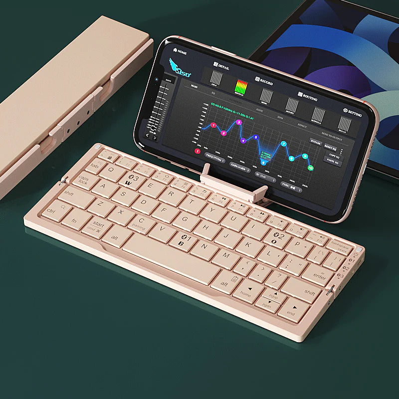 Teclado Bluetooth Plegable Mini