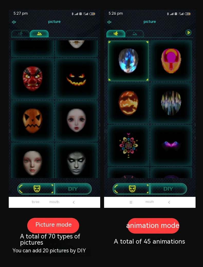 Máscara Facial LED