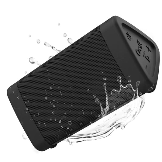 Cambridge SoundWorks OontZ Angle 3 Altavoz Bluetooth Inalámbrico Portátil de Última Generación: Volumen Más Alto 10W+ Más Bajo Resistente al Agua Altavoz Perfecto para Golf, Playa, Ducha y Hogar (Negro)